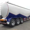 W shape 3 axles bulker cement tank trailer