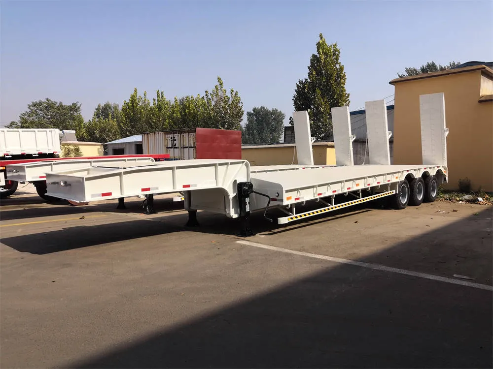 low loader semi trailer