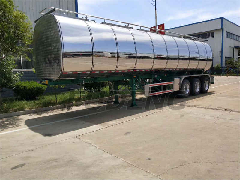 How to Clean 3 Axle Stainless Steel Tanker Trailerv