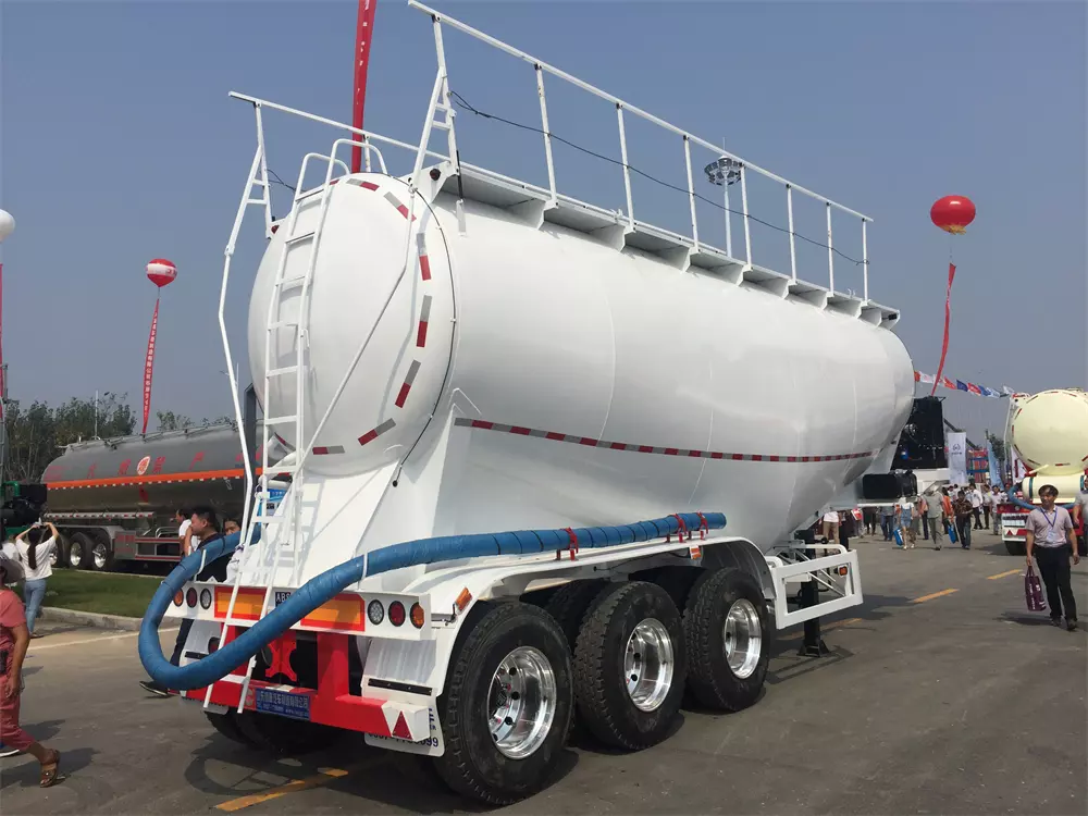 Bulker Cement Tank Trailer With Electric Power