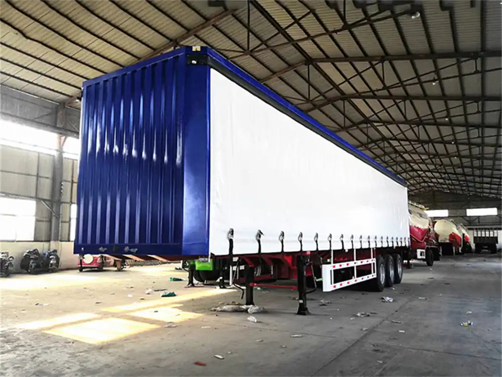 Curtain Side Wall Trailer For Sale