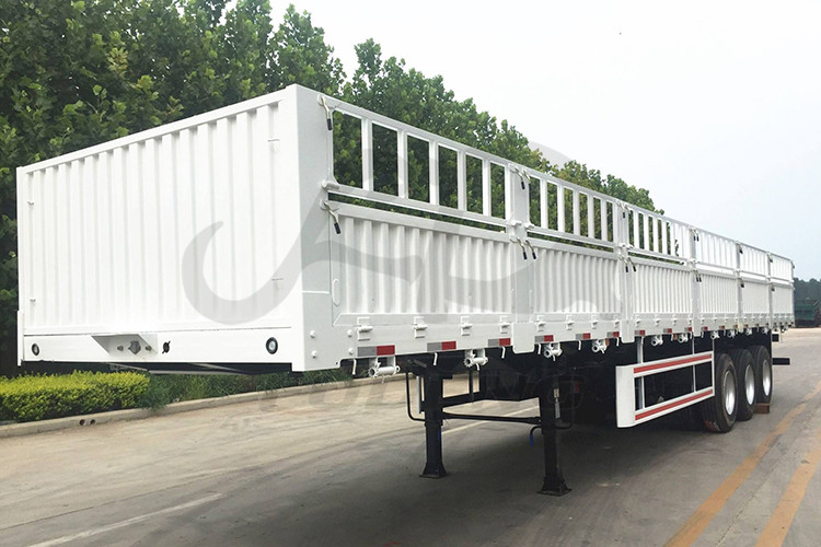 extendable-drop-side-walls-flatbed-container-trailer