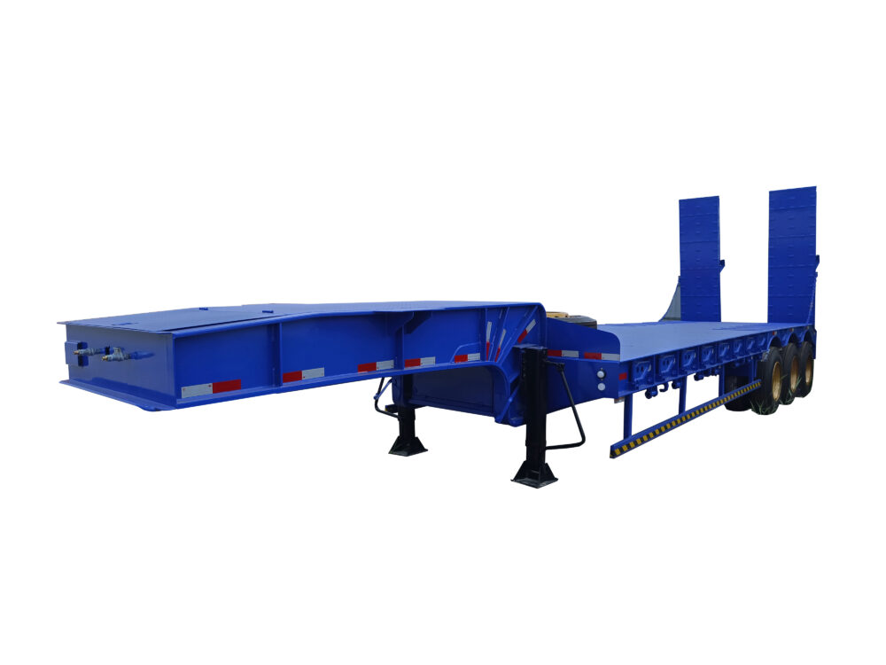 3 axle high quality lowbed trailer